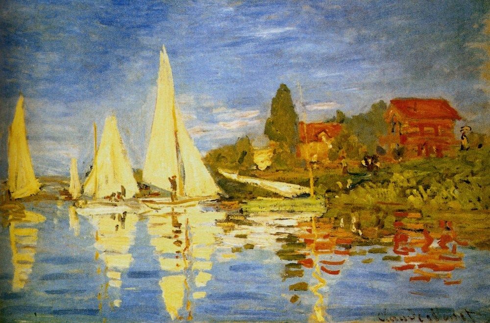 Claude Monet Regatta At Argenteuil